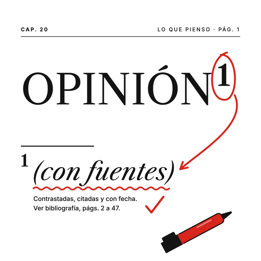 Diseño «Opinión con fuentes»