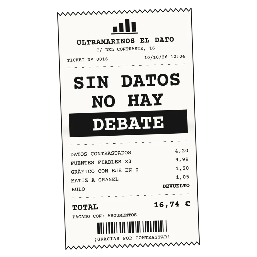 Diseño «Sin datos no hay debate»